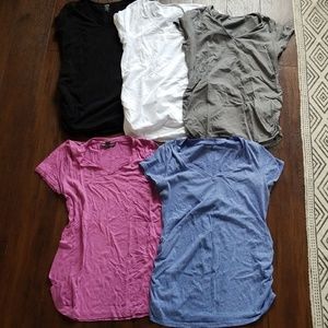 Lot 5 Old Navy maternity v neck tees tops, L